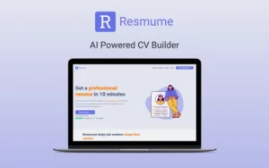 Resmume - AI Powered CV Builder Lifetime deal feature image Best Resume Builders
