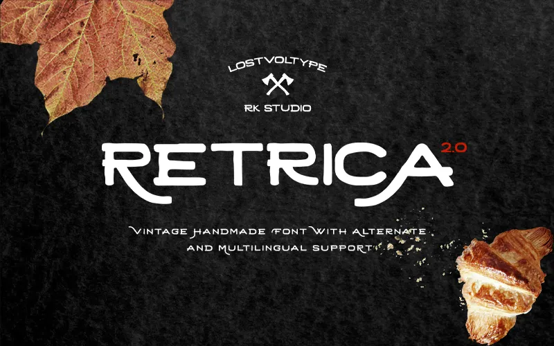 Popular Vintage Fonts - Retrica