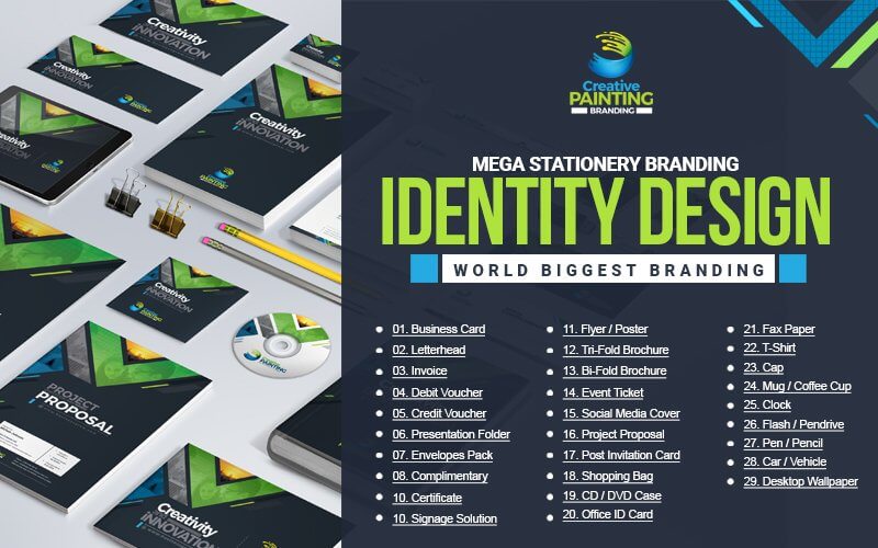 Stationery Mega Branding Identity: Deal Banner