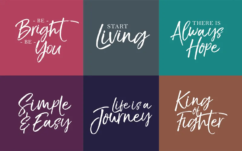 The Braggest Font Preview Texts