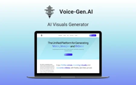 VoiceGen AI - AI Visuals Generator Lifetime deal Feature Image