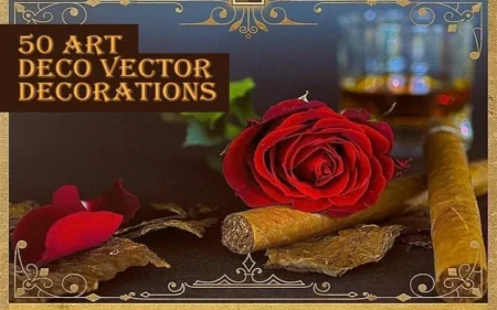 50 art deco vectors and decorations feature image
