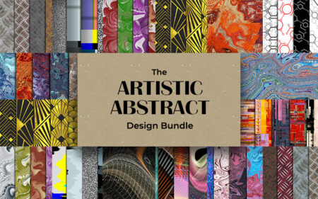 The Artistic Abstract Design Bundle: 1200+ Backgrounds & Textures | Extended License