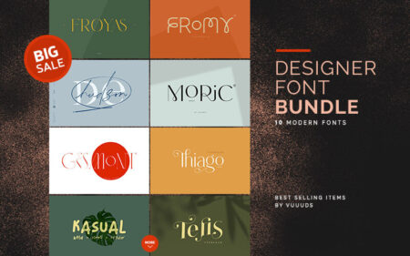 Designer font bundle