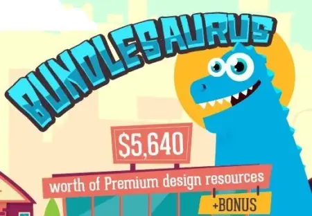 Bundlesaurus : Best Graphic Resources Feature Image