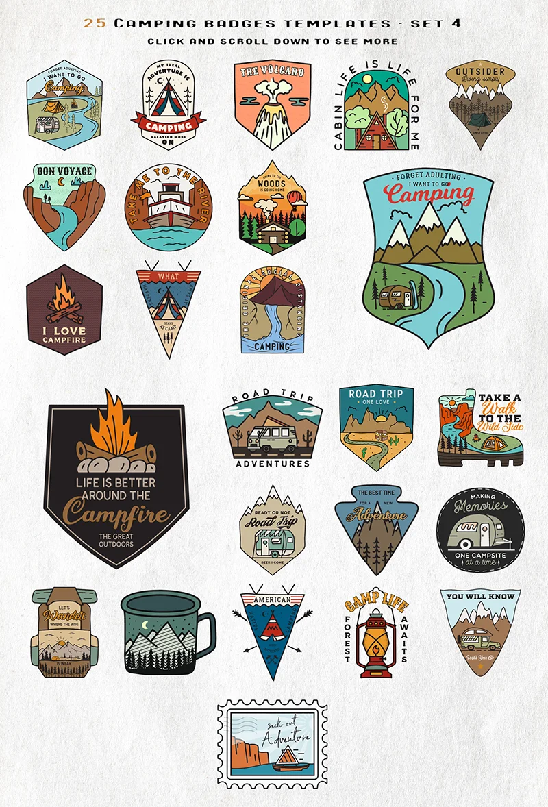 Summer Camp Graphics Included In This Bundle