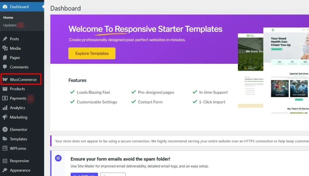 clicking-on-woocommerce