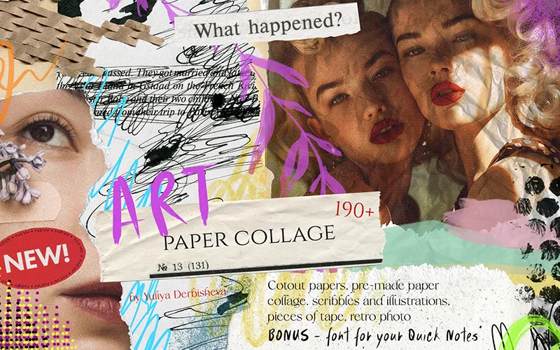 Preview of collage cutout images