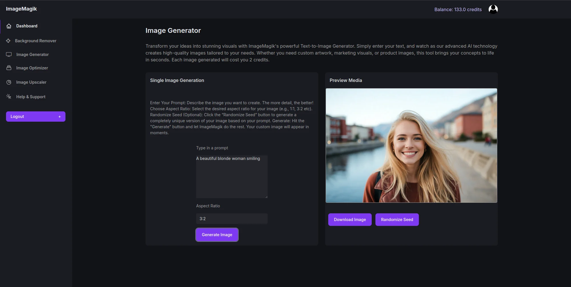 Image Generator Feature Of ImageMagik