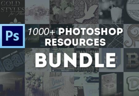 1000+ Photoshop Resources Bundle Feature Image