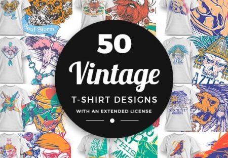 50 Custom Vintage T-shirt Designs For A Refreshed Look