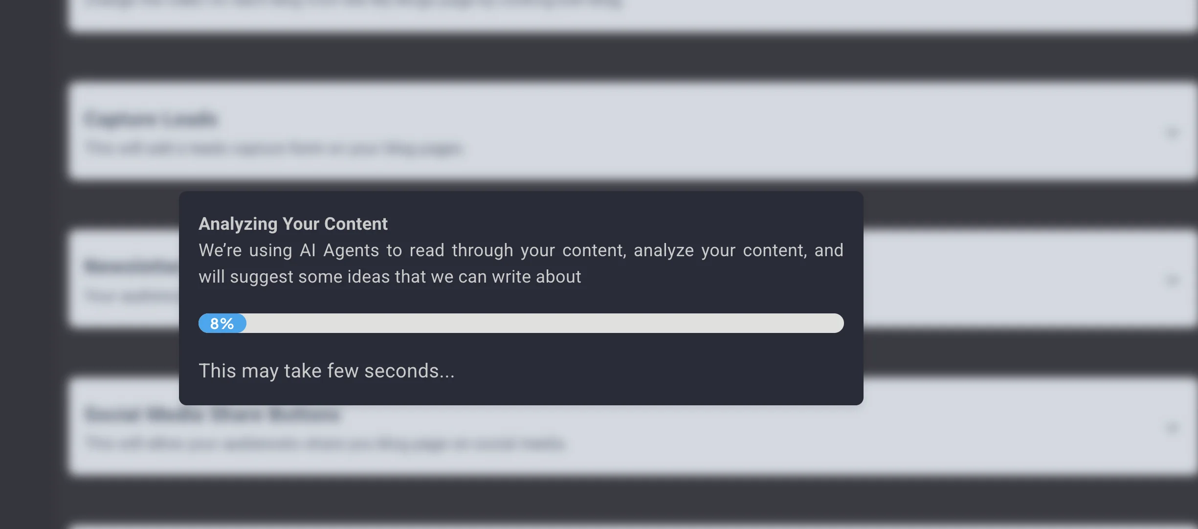 Ocesha - AI Content Repurposing Tool Payments UI