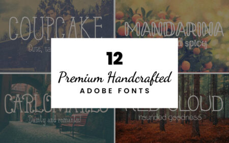 12 Premium Handcrafted Adobe Fonts | Extended License
