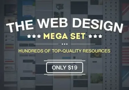 Web Design Resources - Mega Set Feature Image