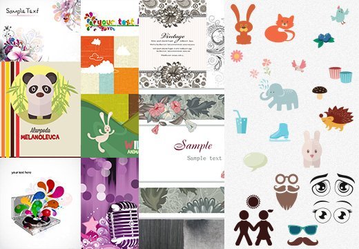 Vector and illustrations bundle