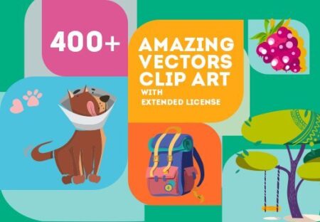 400+ Amazing Vector Clip Art with 27 different sets