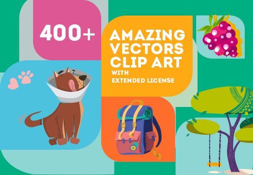 Amazing Vector Clip Art with 27 different sets