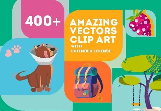 Amazing Vector Clip Art with 27 different sets