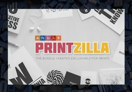 Printing Templates And Illustrations Bundle Feature Image