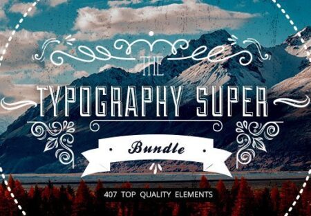 400+ Typographic Designs and Bonus