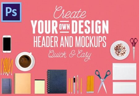 Graphic Design Headers & Mockups Bundle Feature Image