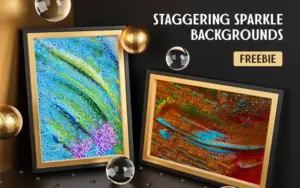 Staggering Sparkle Backgrounds