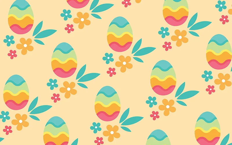 Colorful Easter Egg Patterns 