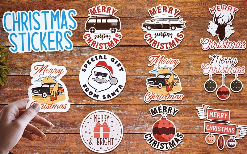 Christmas stickers