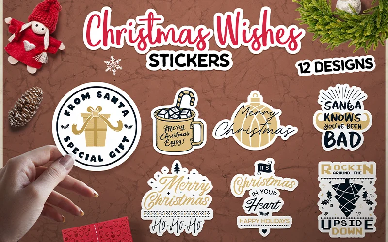 Christmas Wishes Stickers