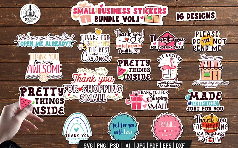 3 Small business sticker pack