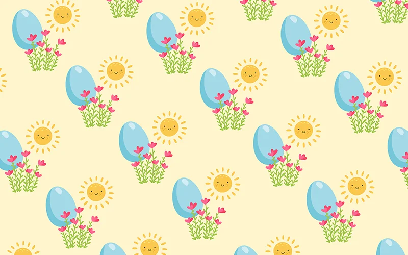 cute easter egg prints
