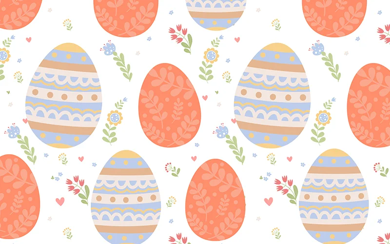 Colorful Easter Egg Print, easter egg patterns
easter egg design ideas