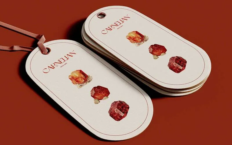 Crystal Illustrations Used On Tags