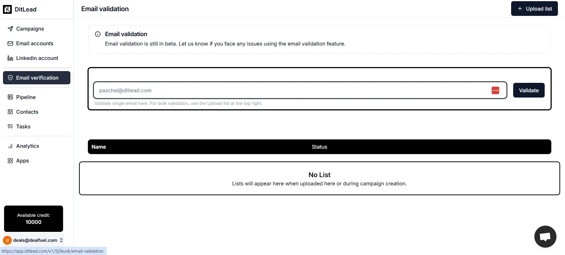 Email Verification