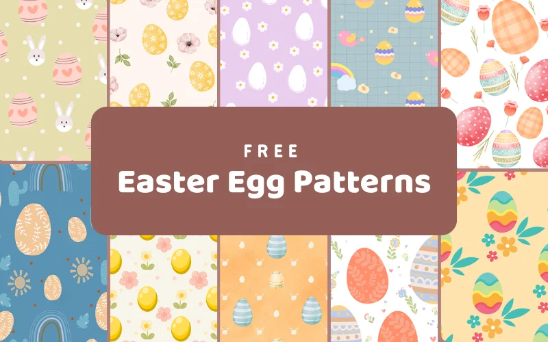 Free Easter Egg Patterns Feature Image