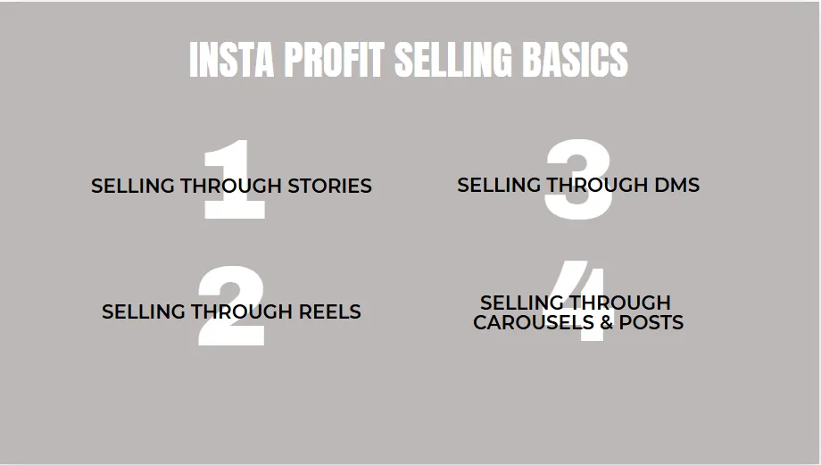 Insta-Profit-Basics Online Course templates