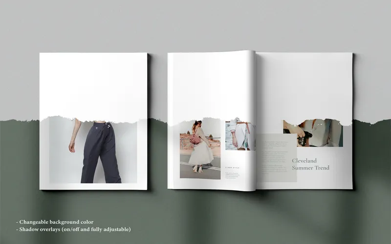 Magazine PSD Mockups Preview