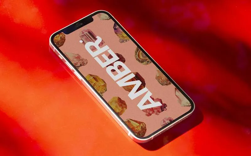 Crystal Illustrations Used As Mobile Wallpaper