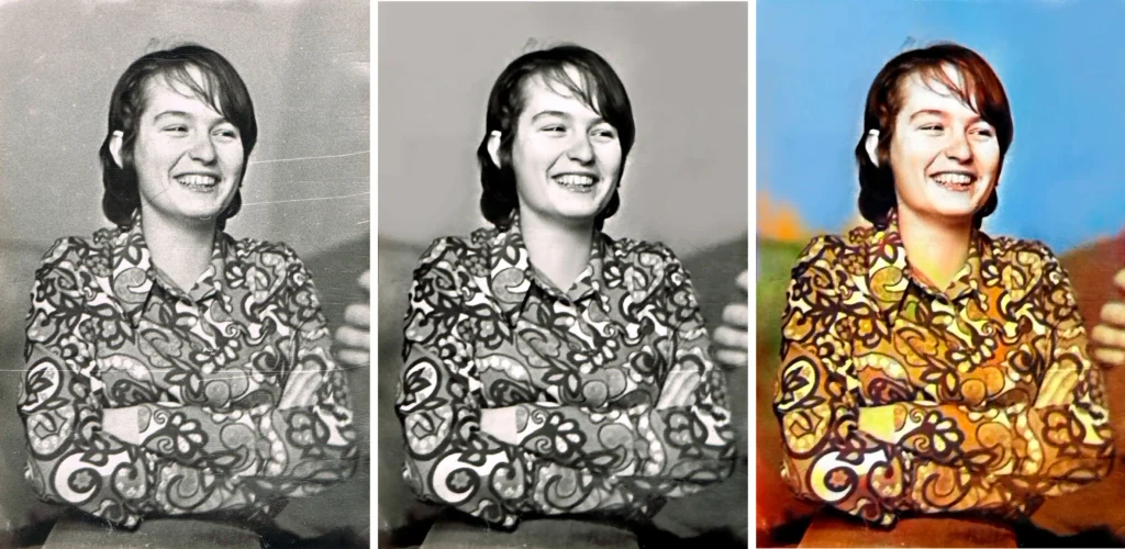 Convert Black and White Photo to Color