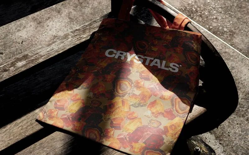 Crystal Illustrations Used To Design A Poster