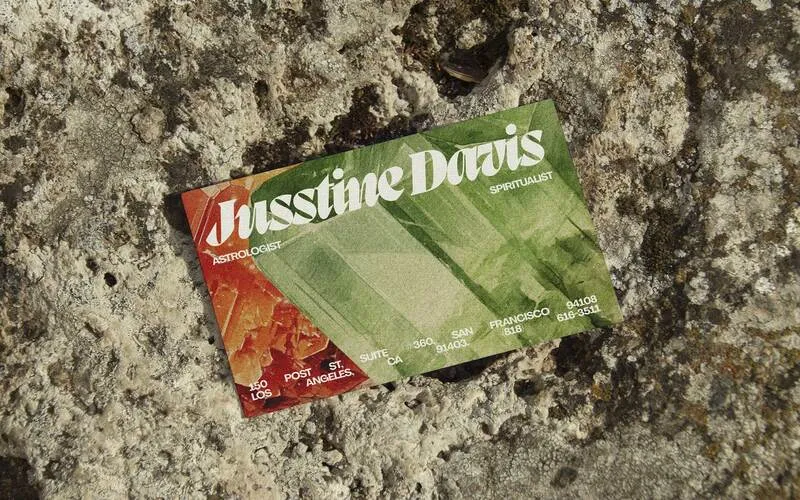 Crystal Illustrations Used To Design A Poster