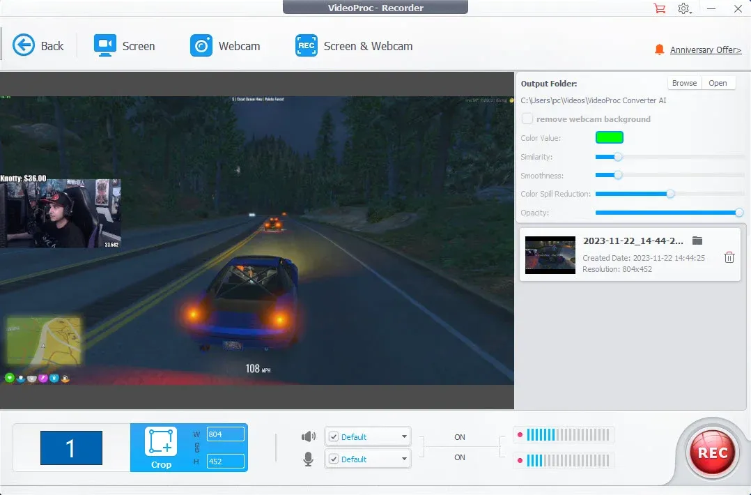 Videoproc Converter AI Screen-Recorder