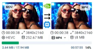 Video Conversion Feature Highlighted