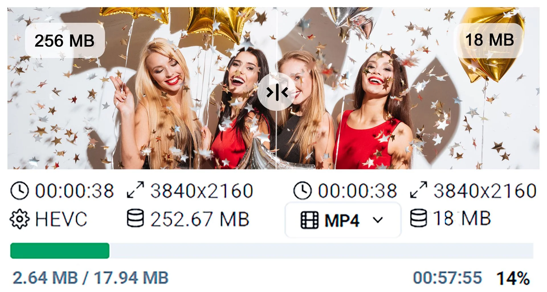 SoftOrbits - Video Converter Software Compress Video Feature