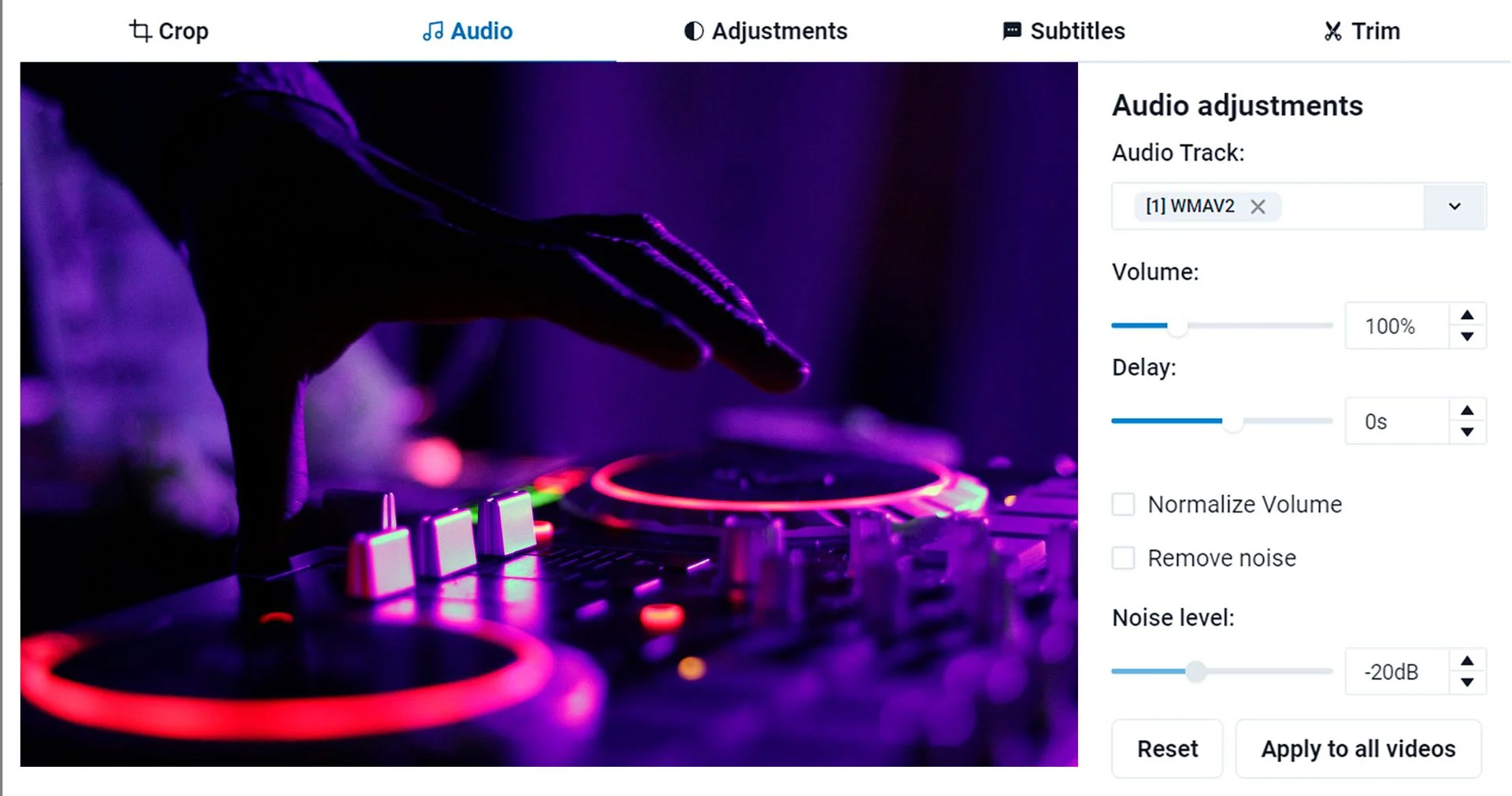 SoftOrbits - Video Converter Software Trim Audio Feature