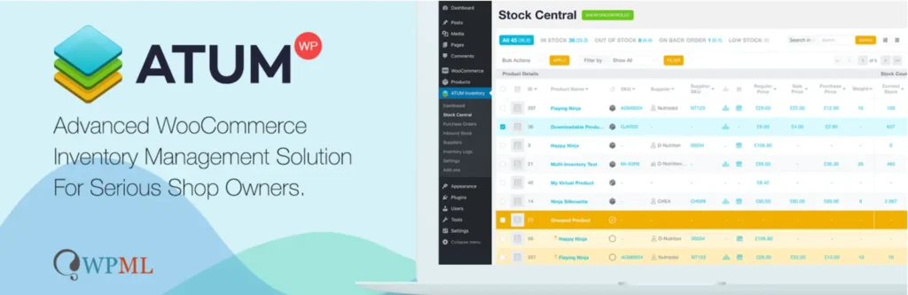 ATUM Woocommerce plugin