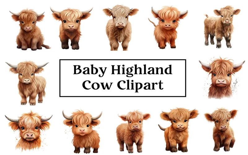 Baby Highland Cow Images