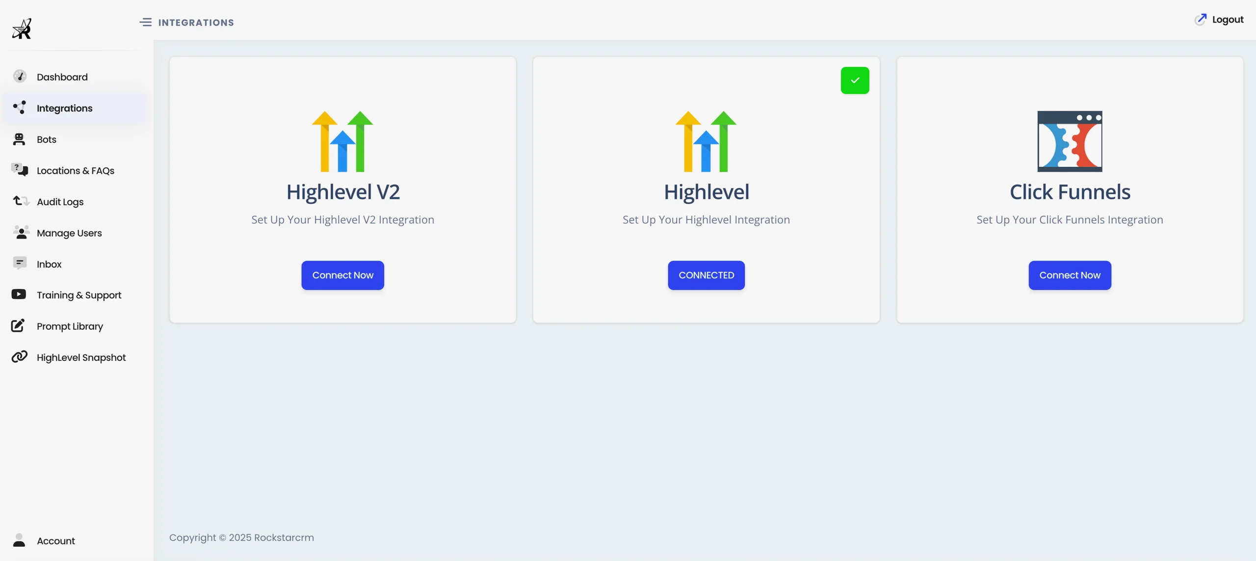 Direct integrations with high level and clickfunnels