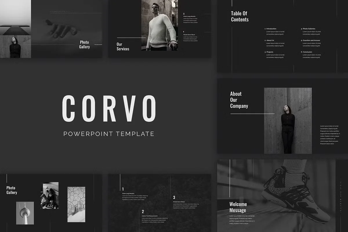 Corvo best presentation templates bundle