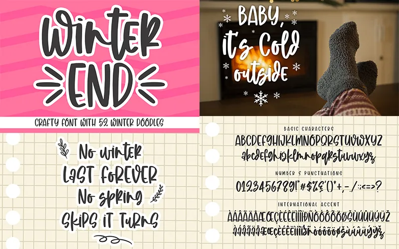 Character supported by the crafting fonts